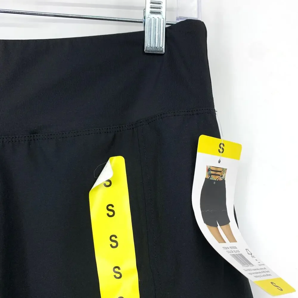 Hurley Swim Shorts Womens Small Black Athletic Boardshorts NWT - Picture 5 of 7